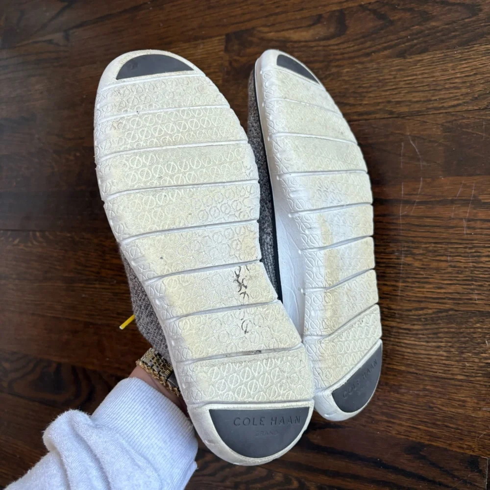 Cole Haan Gray Knit Sneakers for Men Size 9 - Picture 4 of 5